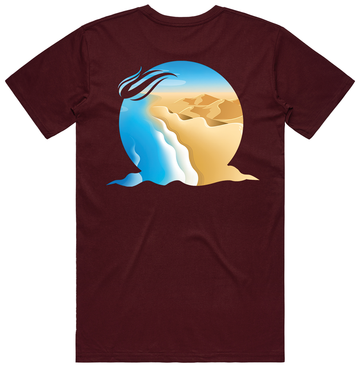 Essentials V2 - Burgundy Tee