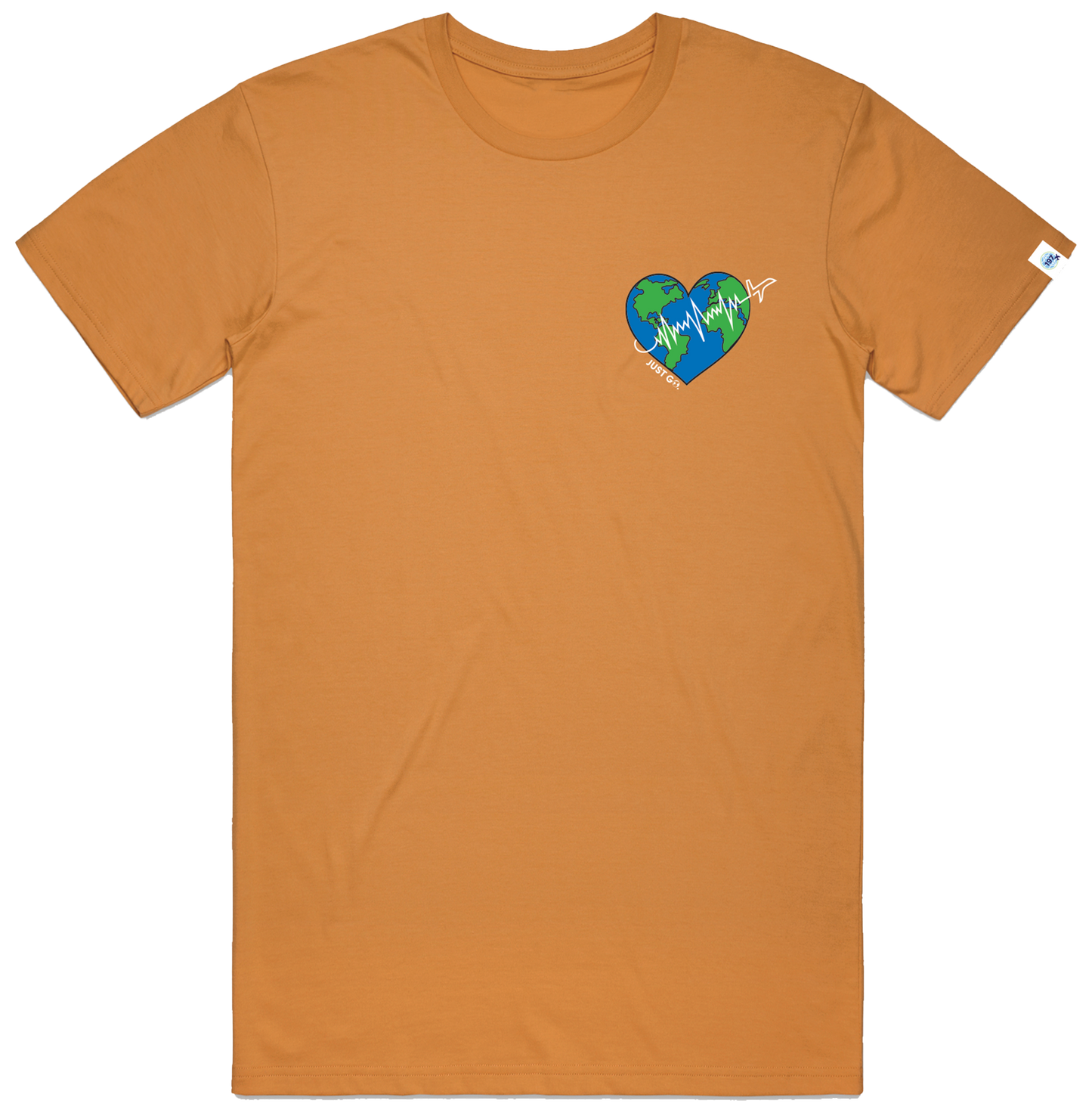 Heart Tee | Mustard