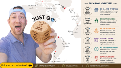 JUST GO. Food Adventure Dice