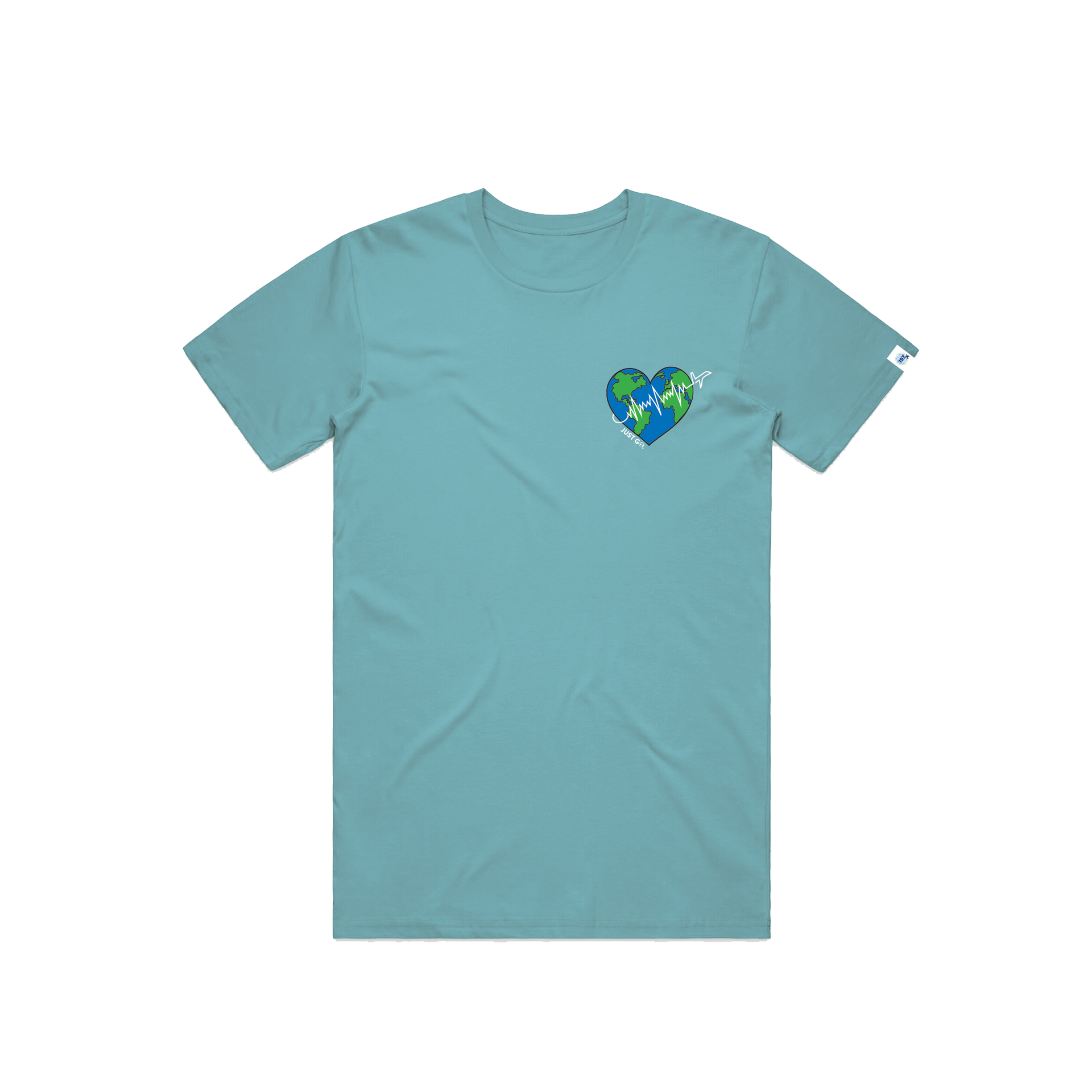 Heart Tee | Sea Foam – Shop Just Go